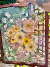 Load image into Gallery viewer, Bouquet Preservation | Wedding Bouquet | Anniversary | Custom Pressed Flower 16x20" Frame