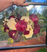 Load image into Gallery viewer, Bouquet Preservation | Wedding Bouquet | Anniversary | Custom Pressed Flower 16x20" Frame
