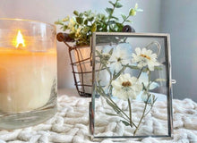 Load image into Gallery viewer, ADD ON: MINI 3x4” Preserved Flower Standing Frame | Boutonnière | Gifts for Wedding Party | Bridesmaid Gift | Wedding Flower Preservation