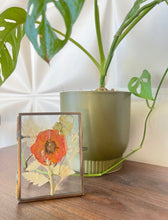 Load image into Gallery viewer, ADD ON: MINI 3x4” Preserved Flower Standing Frame | Boutonnière | Gifts for Wedding Party | Bridesmaid Gift | Wedding Flower Preservation