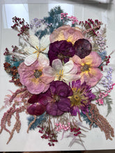 Load image into Gallery viewer, Bouquet Preservation | Wedding Bouquet | Anniversary | Custom Pressed Flower 16x20" Frame