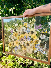 Load image into Gallery viewer, Bouquet Preservation | Wedding Bouquet | Anniversary | Custom Pressed Flower 16x20&quot; Frame
