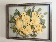 Load image into Gallery viewer, Bouquet Preservation | Wedding Bouquet | Anniversary | Custom Pressed Flower 16x20&quot; Frame
