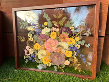 Load image into Gallery viewer, Bouquet Preservation | Wedding Bouquet | Anniversary | Custom Pressed Flower 16x20&quot; Frame
