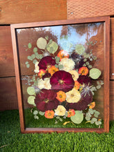 Load image into Gallery viewer, Bouquet Preservation | Wedding Bouquet | Anniversary | Custom Pressed Flower 16x20&quot; Frame
