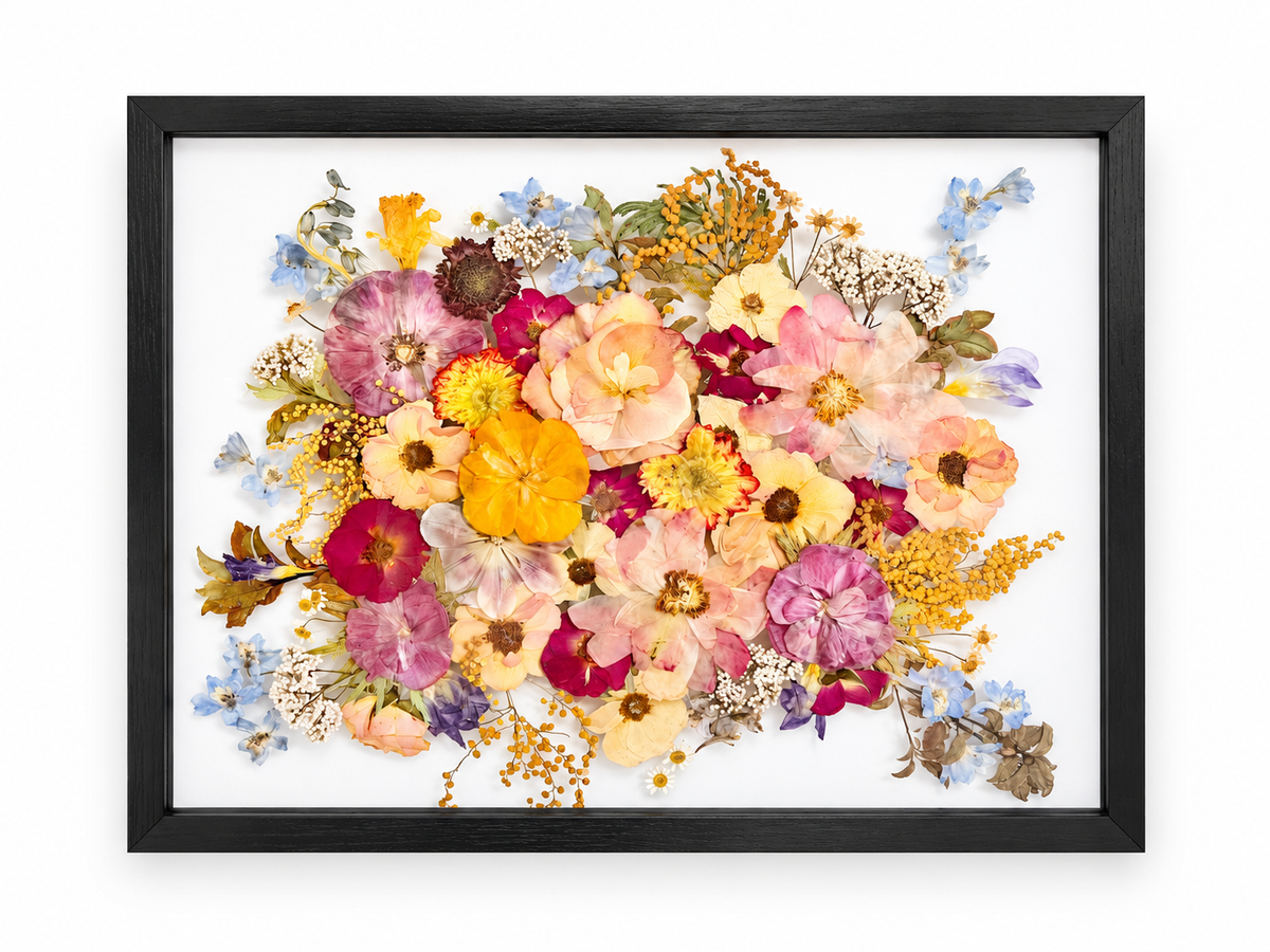 16 × 20 Pressed Bouquet Frame