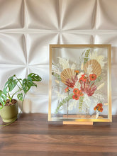 Load image into Gallery viewer, Bouquet Preservation | Wedding Bouquet | Anniversary | Custom Pressed Flower 16x20&quot; Frame
